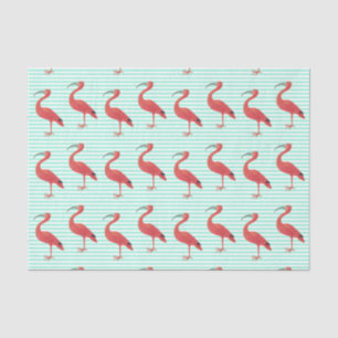 Seda Pink Flamingo Patterno - Papel Tecido de Belas Art