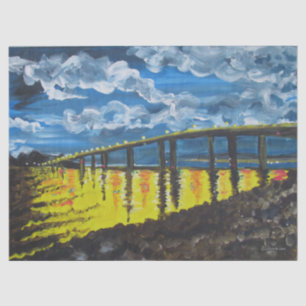 Seda Ponte Ingraham Pintura De Papel Tecidual Grande