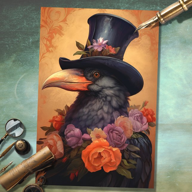 Seda Raven com papel de dissociação do Top Hat 1 (Criador carregado)
