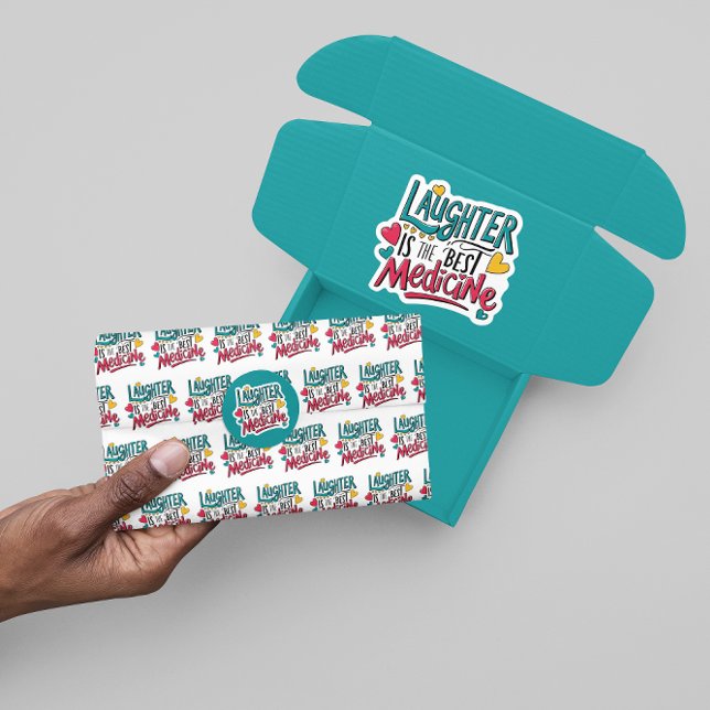 Seda Rir É O Melhor Papel Tecidual De Medicina (Cheer someone up with this, "Laughter is the best medicine" tissue paper! )