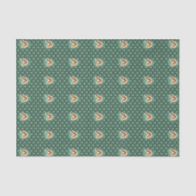 Seda Rosy Maple Moth — Papel de tecidos geométricos (Frente )