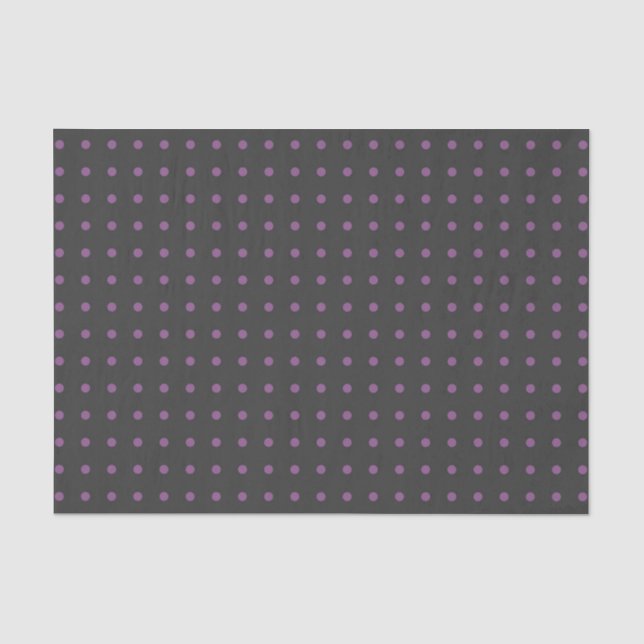 Seda Roxo & obscuridade - lenço de papel cinzento das (Frente )