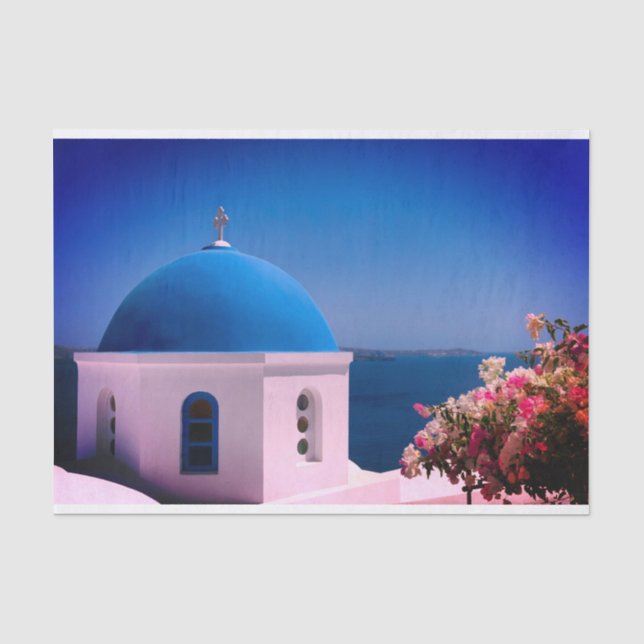 Seda Santorini, Papel Tecidual para Presente de Grécia (Frente )