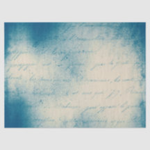 Série de Papel Azul Efêmero Design 18