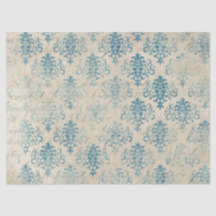 Série de Papel Azul Efêmero Design 19