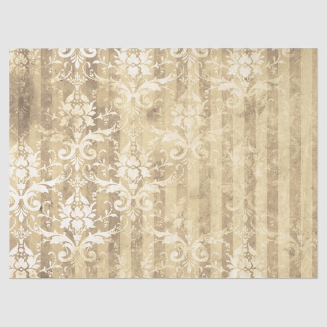Seda Série de Papel Éfêmero Sépia Design 5 (Frente )