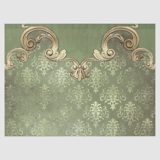 Seda Série de Papel Ornamentado Efêmero Design 7 (Frente )
