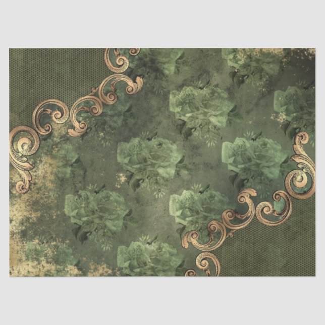 Seda Série de Papel Ornamentado Efêmero Design 9 (Frente )