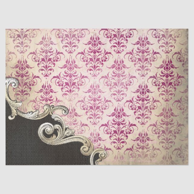 Seda Série de Papel Ornamental Efêmero Design 1 (Frente )