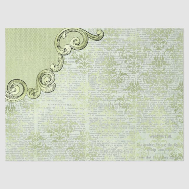 Seda Série de Papel Ornamental Efêmero Design 8 (Frente )