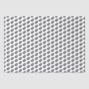 Seda Símbolo masculino/feminino papel de tecido de plás