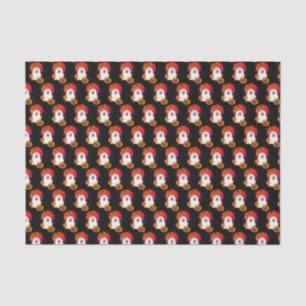 Seda SPOOKY BOO-DOG - Folhas de papel tecidulares