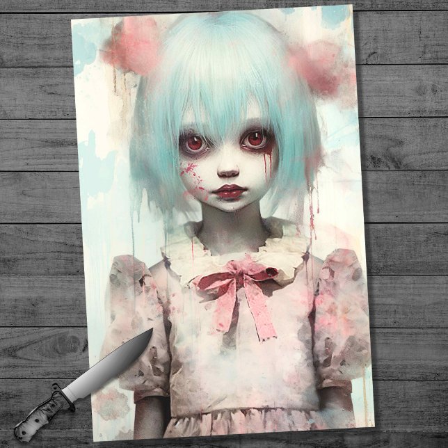 Seda Spooky garota 7 Papel de Decoupage (Criador carregado)