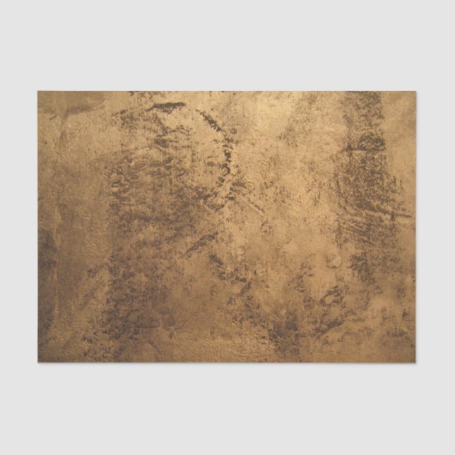 Seda Tecido Dourado de papel de bronze (Frente )