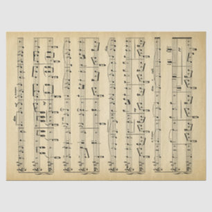 Seda Tema da Música Folha Antecipada de Música Papel 