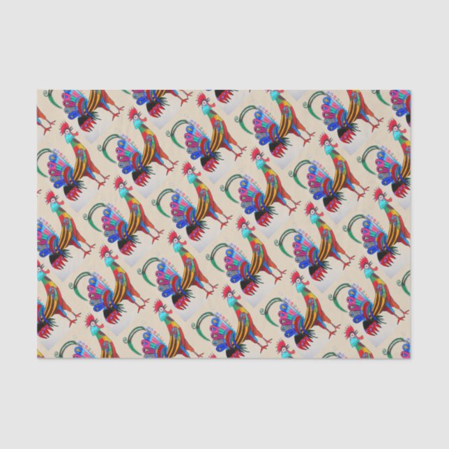 Seda TSP - 0086 - galo - lenço de papel (Frente )