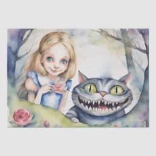 Seda Um Papel Decoupage de Wonderland Watercolor