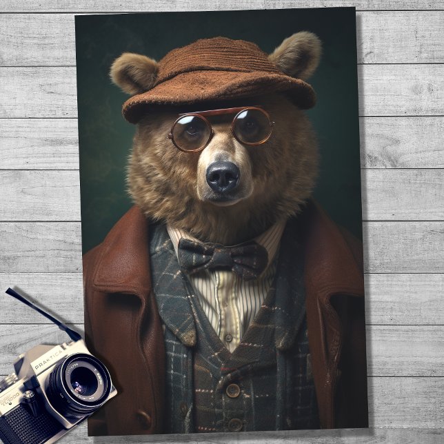 Seda Urso no Papel de Decoupage de Vestuário 2 de Caval (Criador carregado)