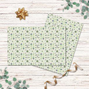 Seda Vintage - Cream - Papel de Tecido Floral