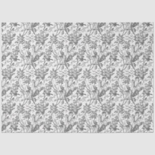 Seda Vintage Floral Chinoiserie - Papel Tecido de Decou