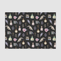 Vintage Halloween Elements - Papel de padrão