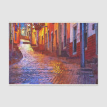 Vintage Town Cobblestone - Papel Tecidual de Decou