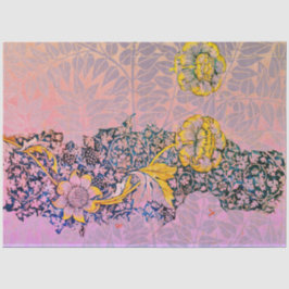 Seda William Morris FLORES E SAI DE Papel Tecido