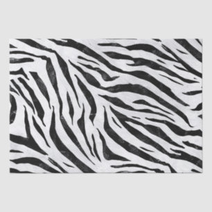 Seda Zebra Strips Impressão Animal Papel Tecido de Deco