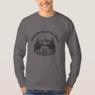 Sede de aventura no sangue – Camisa Retro de Camin