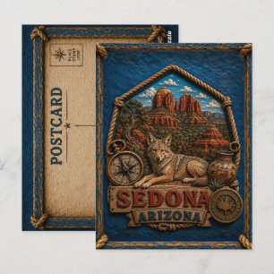 Sedona Arizona Cartão Postal Viagem Vintage