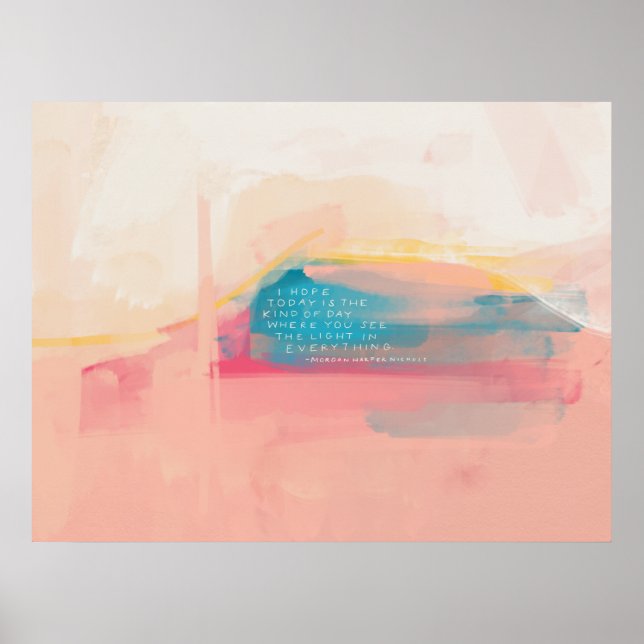 "see the Light in everything" poster (Frente)