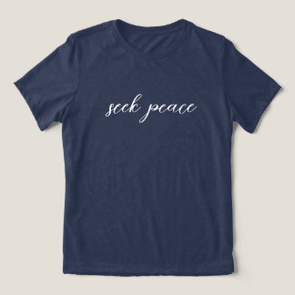 'seek peace' Minimalist Mindfulness Yoga Days Gift