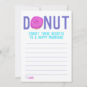 Segredos a um Cartão de Conselheiro de Casamento d