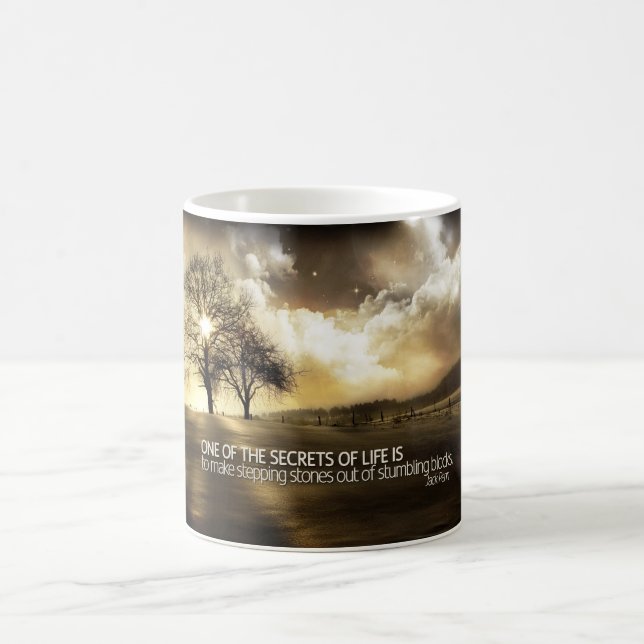 Segredos da caneca inspirador da vida (Centro)