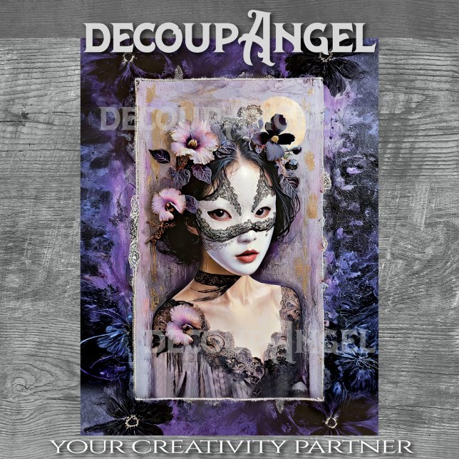 Segredos de Geisha - Decoupage - lenço de papel (Criador carregado)