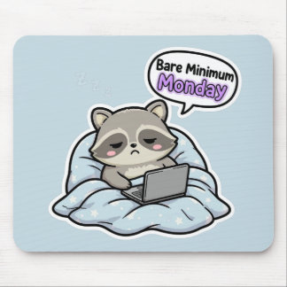 Segunda-feira do Mínimo Necessário Mouse Pad de Gu