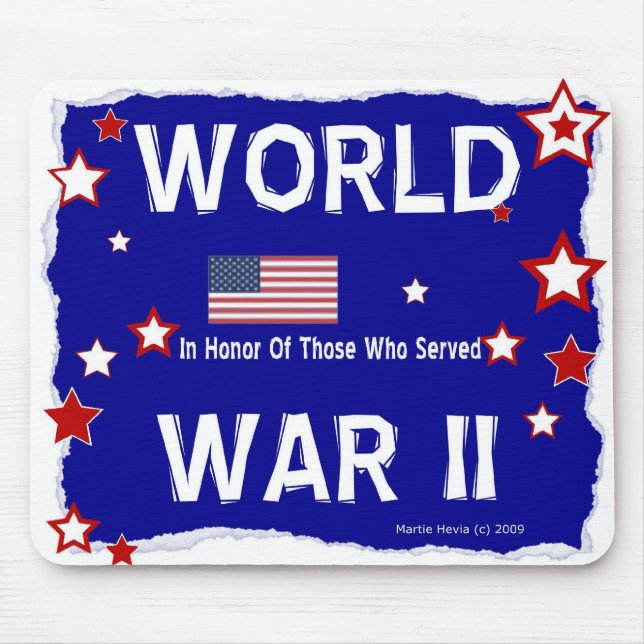 Segunda Guerra Mundial - Em Honra - Mousepad (Frente)