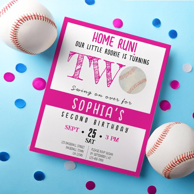 Segundo aniversário de Bonita Rookie Baseball Budg (Criador carregado)