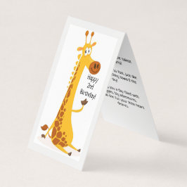 Segundo aniversário Feliz - Cartão para Crianças