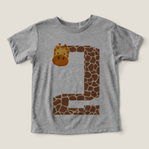 segundo aniversário Girafa Animal Criança de 2 Ano