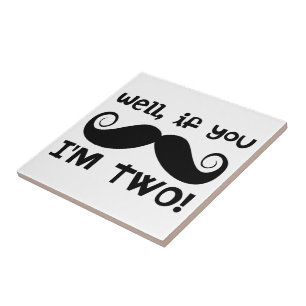 segundo aniversário Mustache