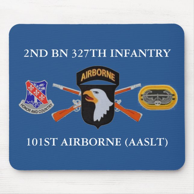 SEGUNDO BN 327TH INFANTRY 101RUA AIRBORNE MOUSEPAD (Frente)