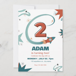 Segundo Convite à Celebração de Aniversário