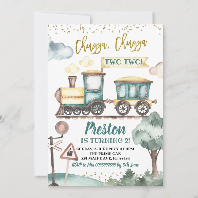 Segundo Convite de Aniversário do Treinador (Frente)