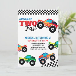 Segundo Convite de Aniversário para Caminhão de Mo