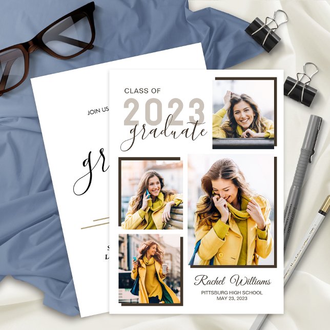 Segundo grau de Graduação 2023 - Convite de festas (Criador carregado)