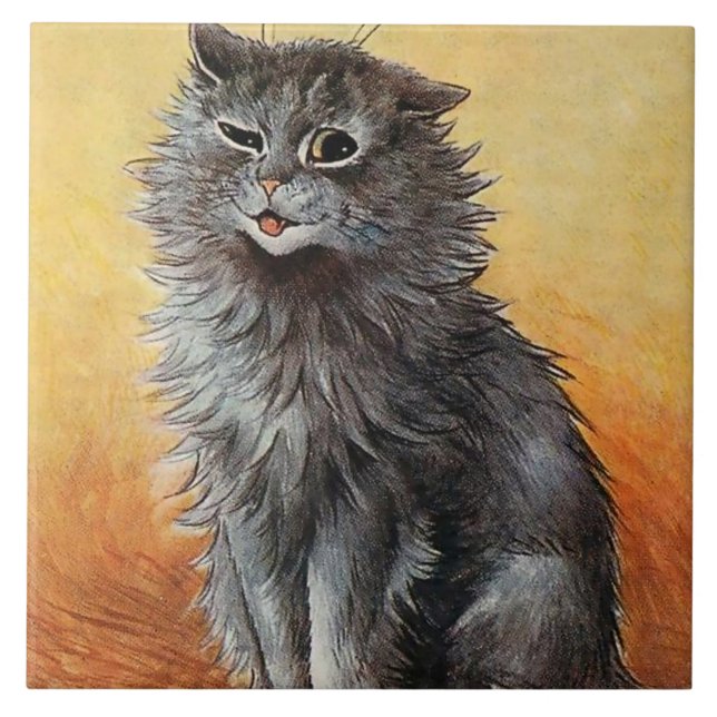 "Segundo Prêmio no Cat Show" de Louis Wain (Frente)