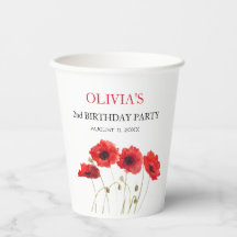 segundo Segunda Festa de aniversário Poppies Baby