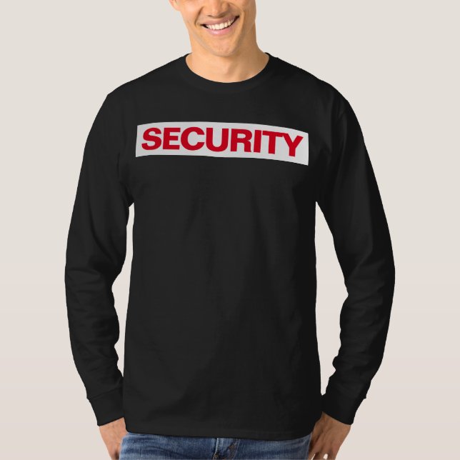Segurança de Camisa Masculina Manga Longa com Esta (Frente)