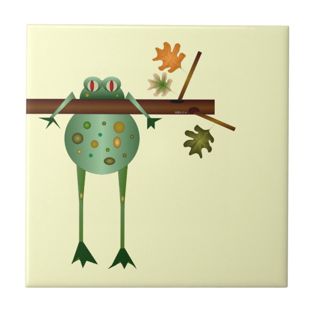 Segurando Ali Azulejo (Frente)